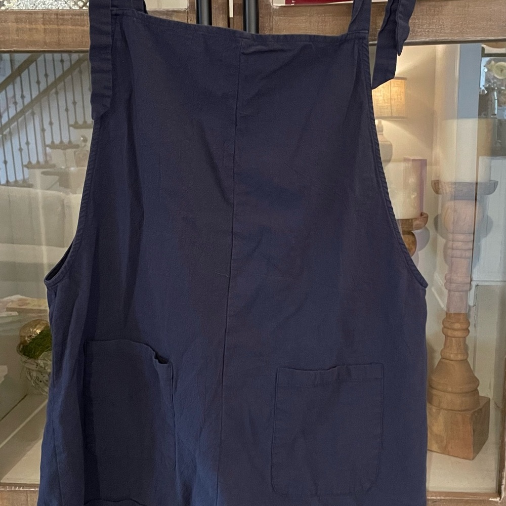 Linen tie top romper